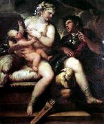 Luca  Giordano Venus Cupid and Mars oil painting reproduction